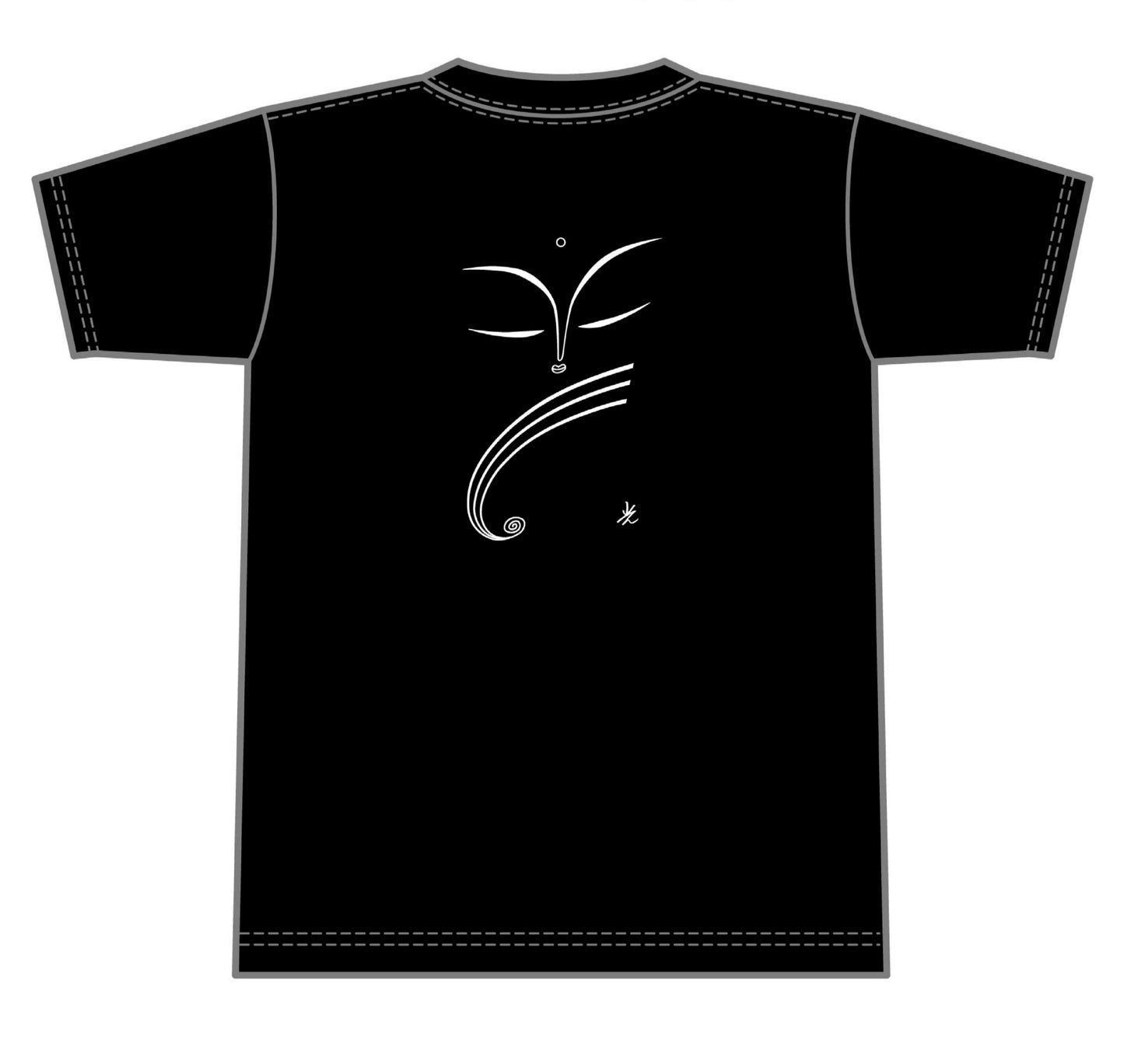 釈迦Tシャツ BLACK